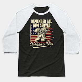 Veterans Day Remembrance Baseball T-Shirt